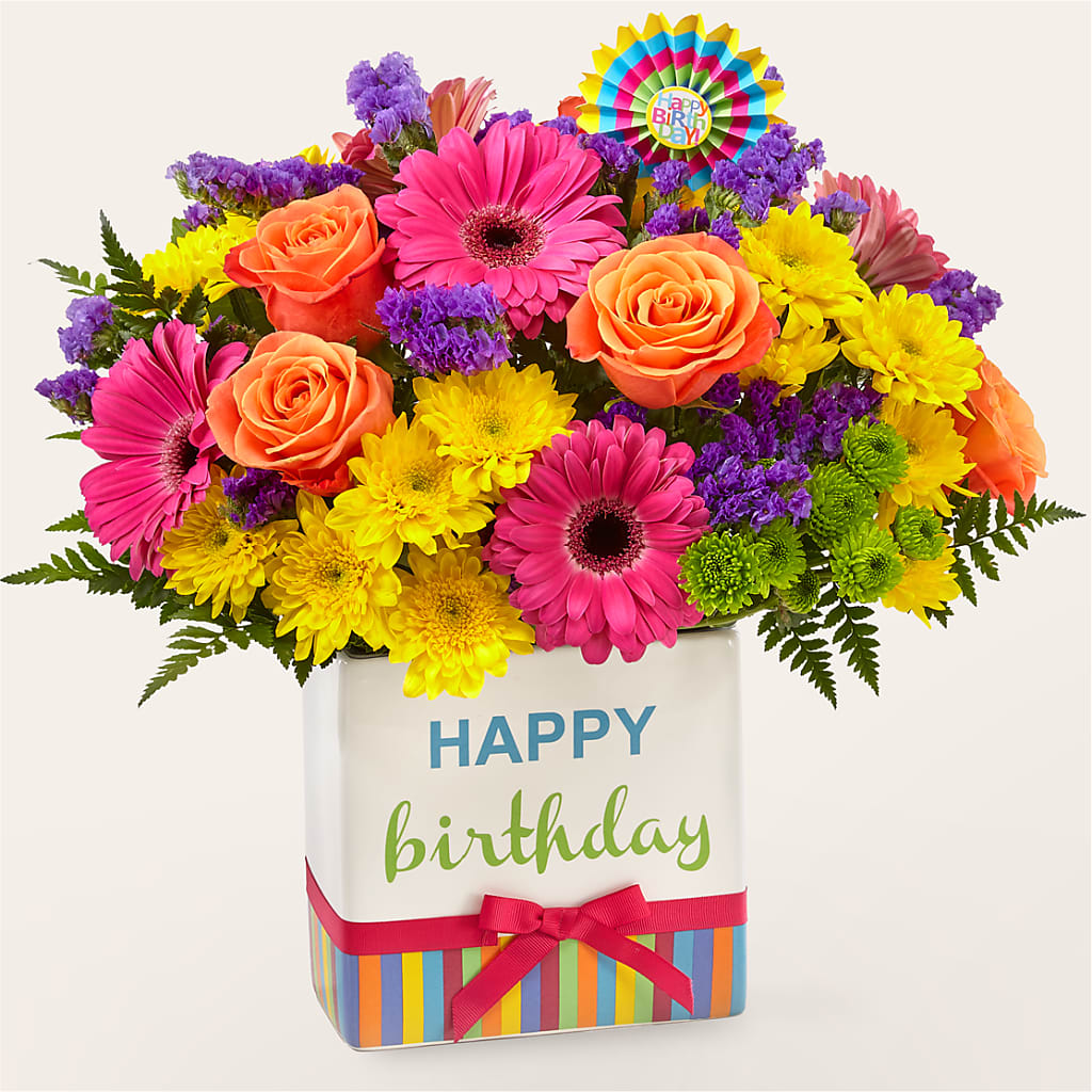 Birthday Brights Bouquet – Monarca Florist, Yonkers NY