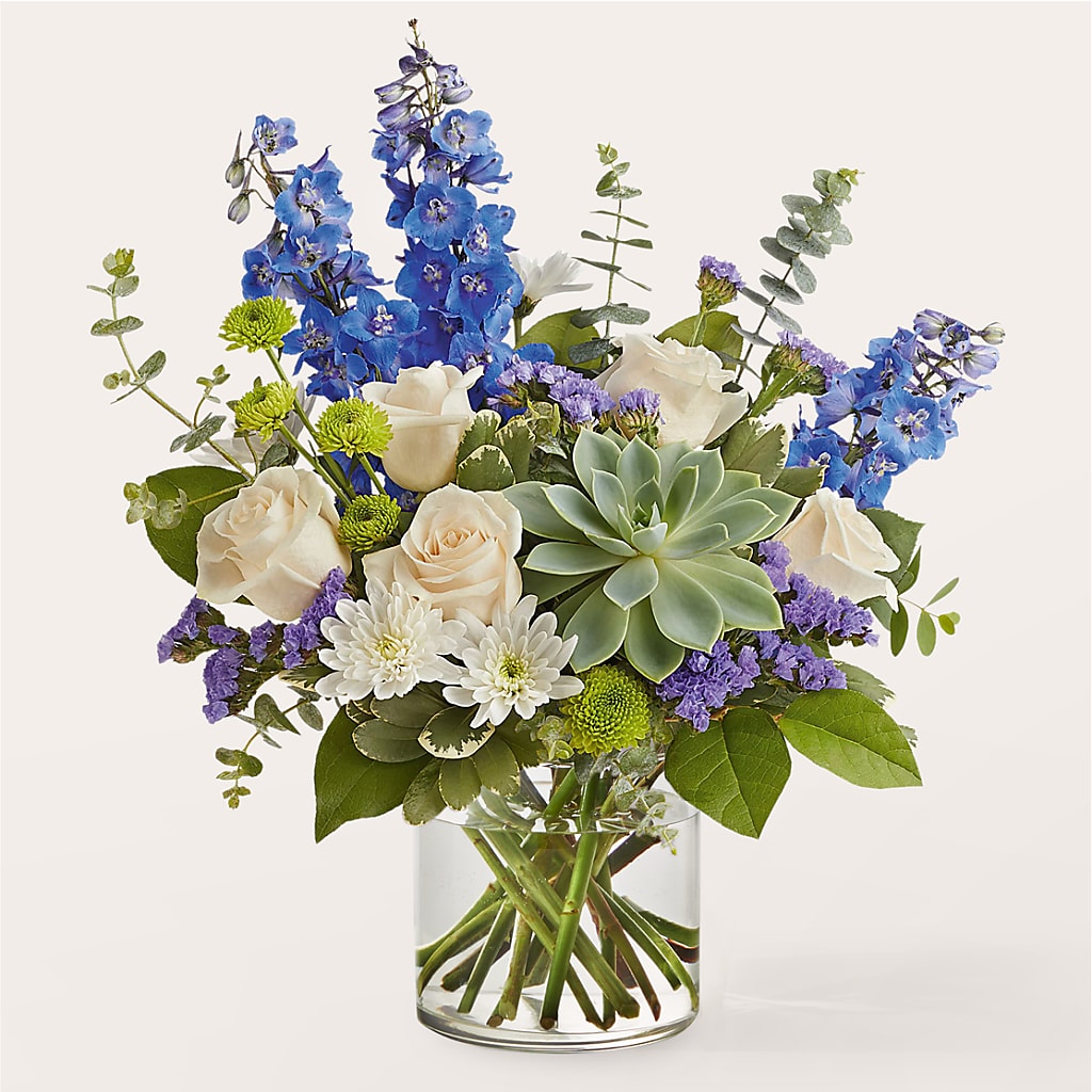 Cerulean Waves Bouquet – Monarca Florist, Yonkers NY