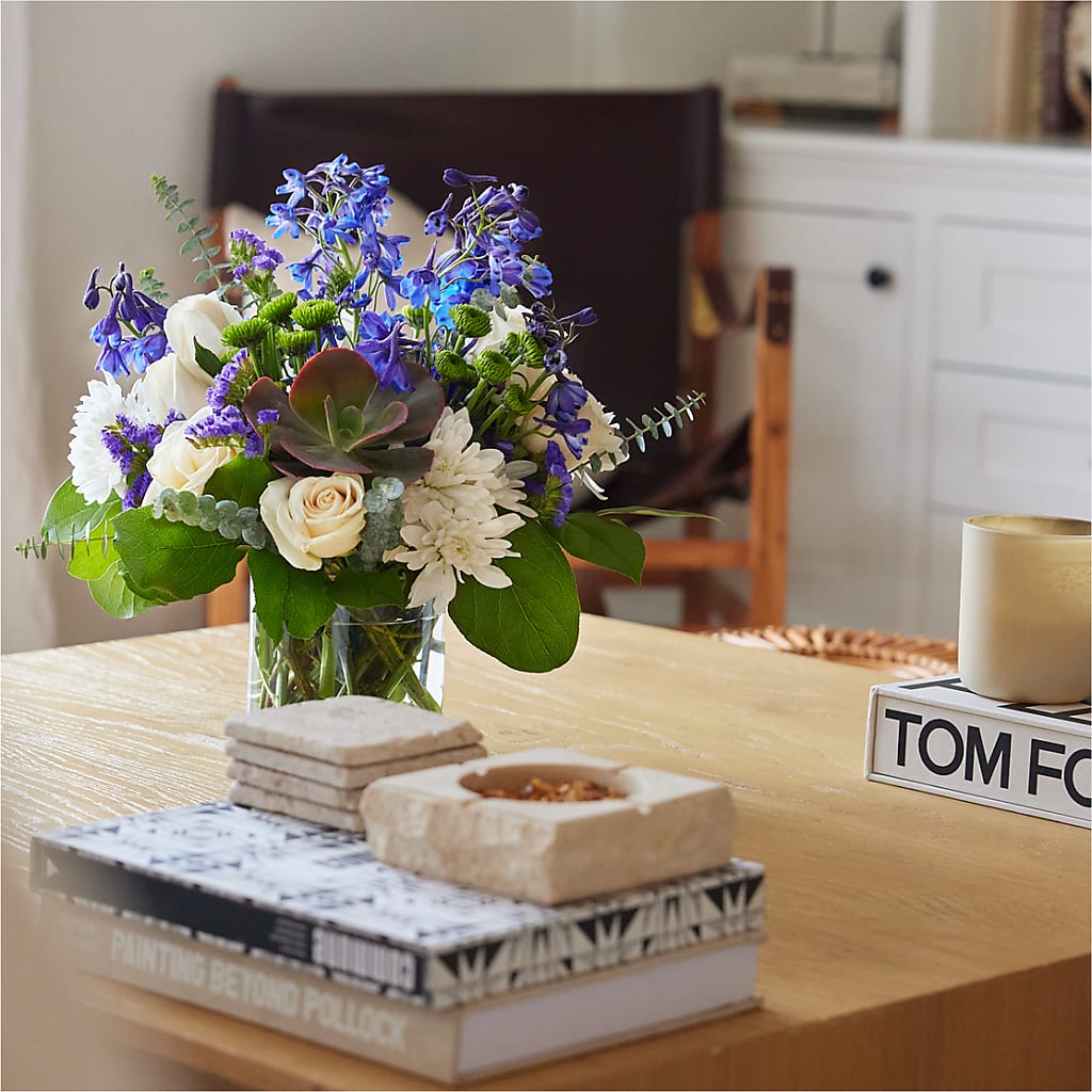 Cerulean Waves Bouquet – Monarca Florist, Yonkers NY