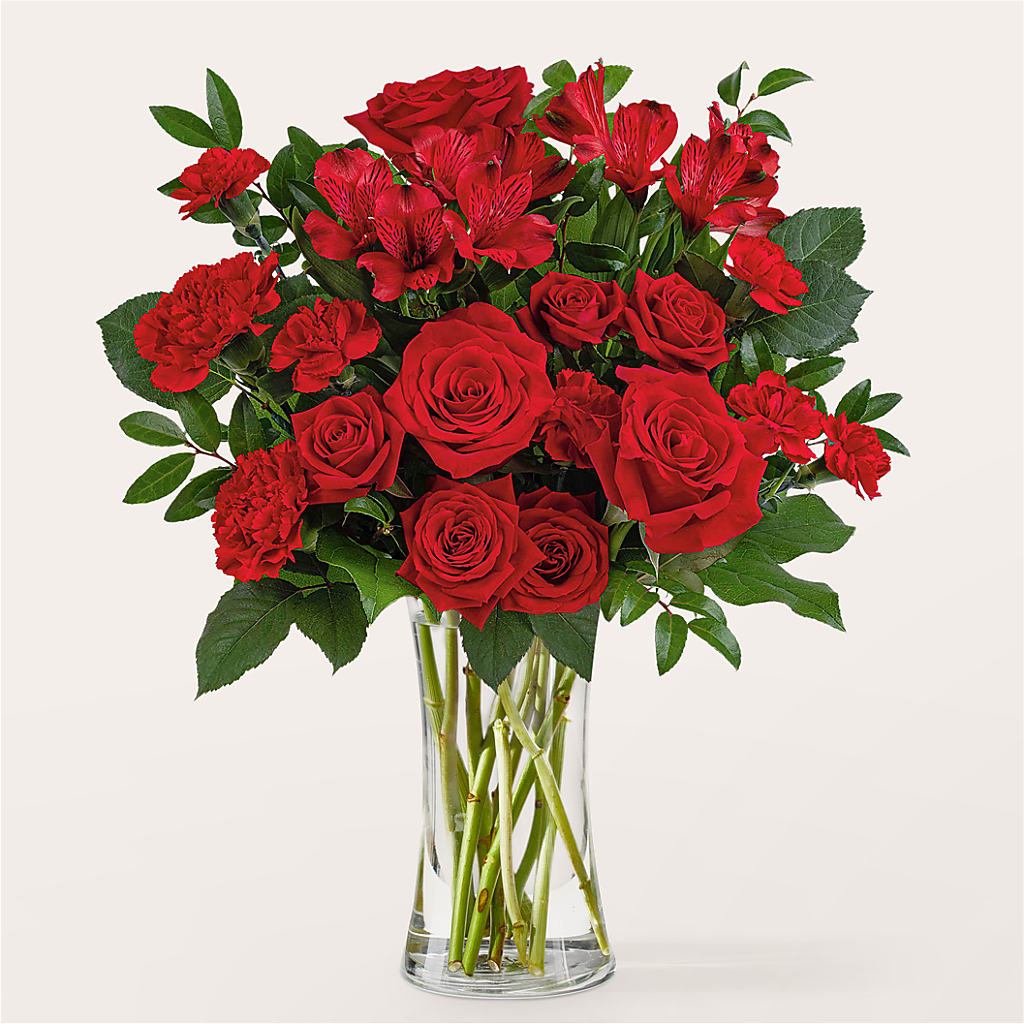 Brilliant Ruby Bouquet – Monarca Florist, Yonkers NY
