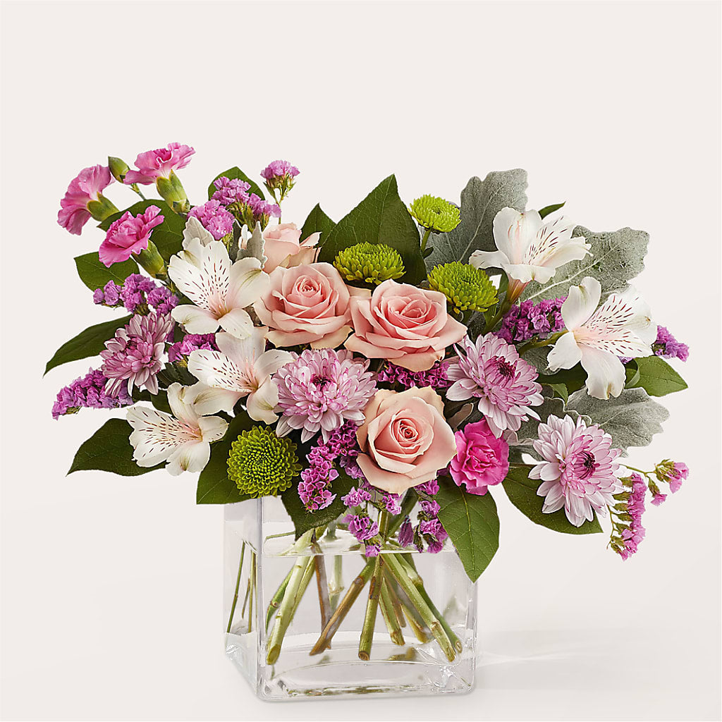 Pink Suede Bouquet – Monarca Florist, Yonkers NY