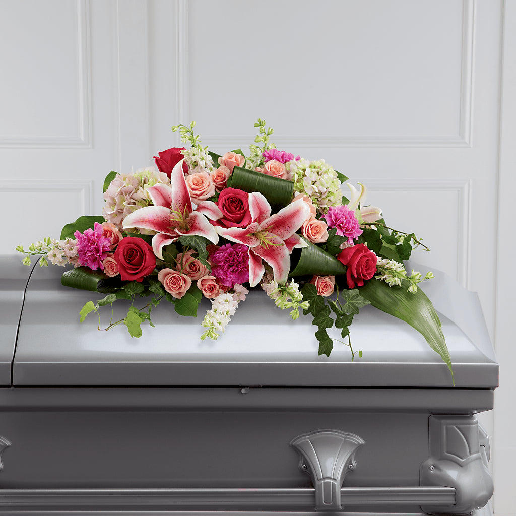 Splendid Grace Casket Spray – Monarca Florist, Yonkers NY