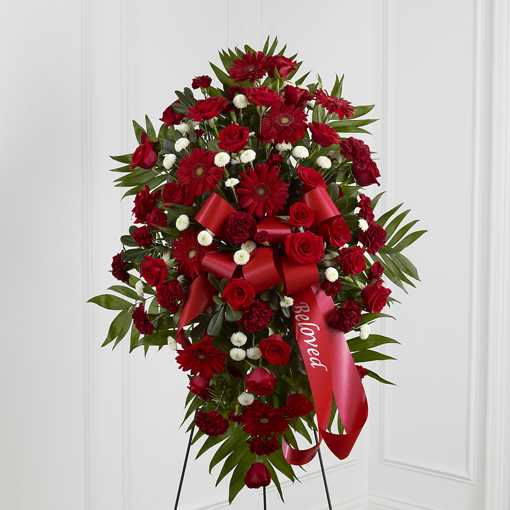 Treasured Memories Standing Spray – Monarca Florist, Yonkers NY