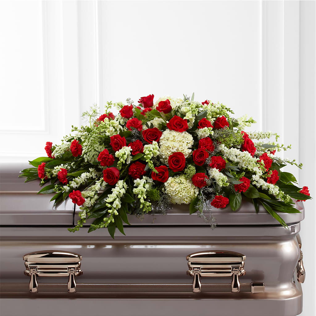 Sincerity Casket Spray – Monarca Florist, Yonkers NY