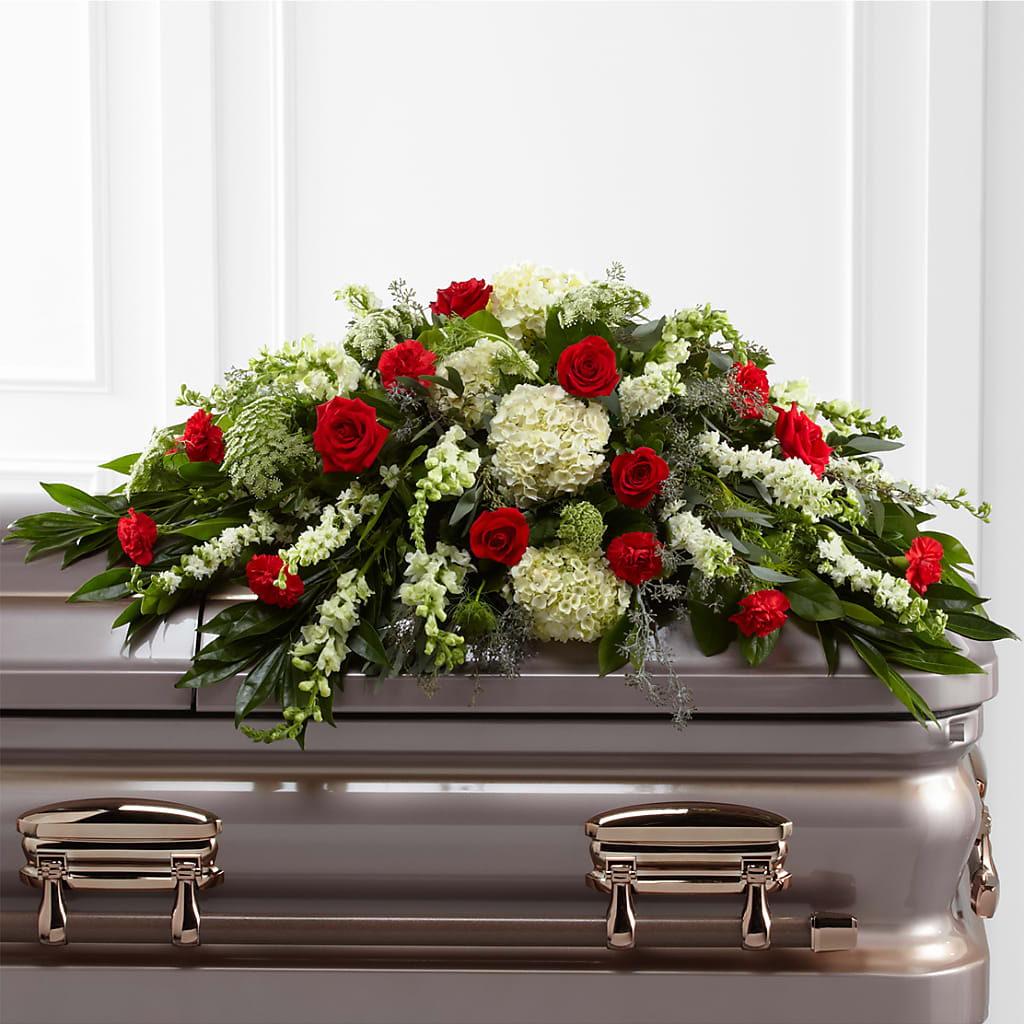 Sincerity Casket Spray – Monarca Florist, Yonkers NY