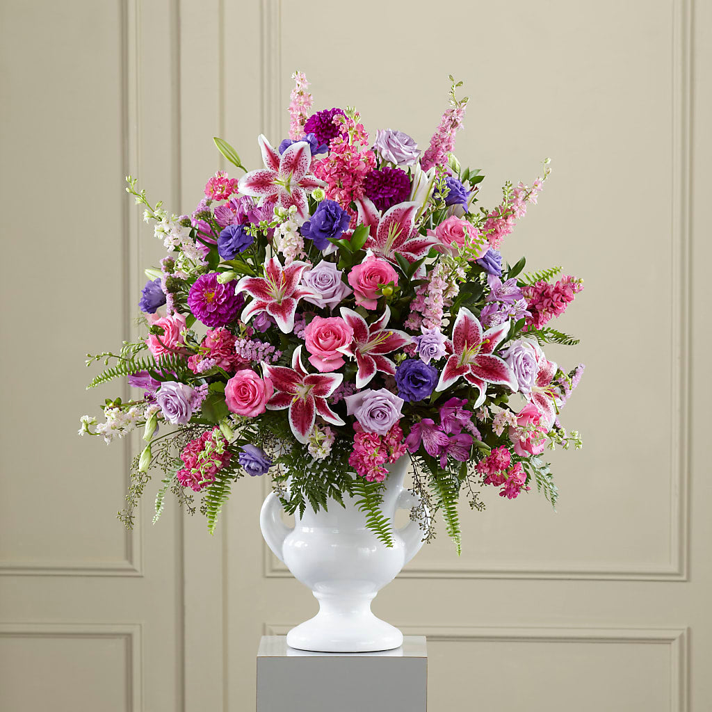 Peaceful Tribute Arrangement – Monarca Florist, Yonkers NY