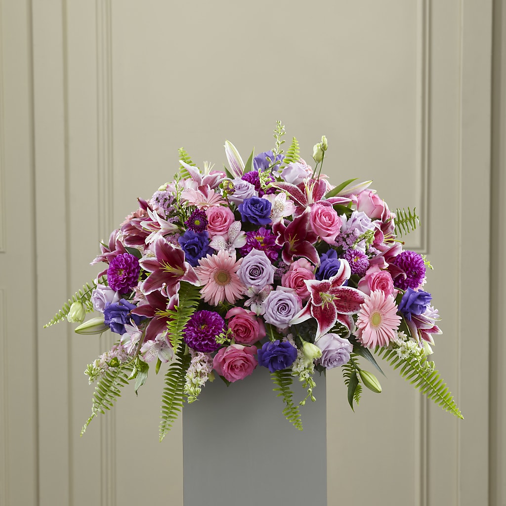 Fare Thee Well Pedestal – Monarca Florist, Yonkers NY