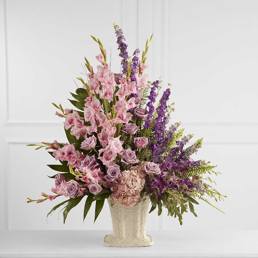 Flowing Garden Arrangement – Monarca Florist, Yonkers NY