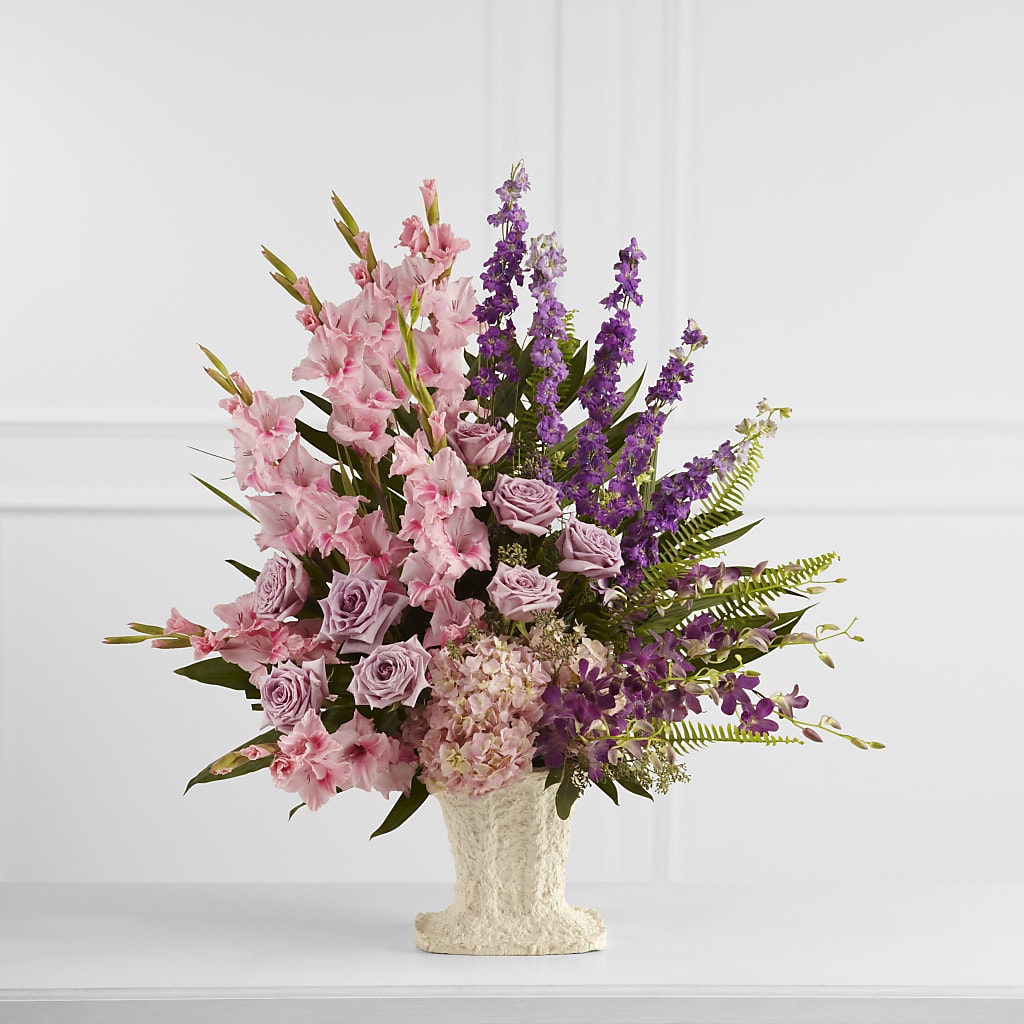 Flowing Garden Arrangement – Monarca Florist, Yonkers NY