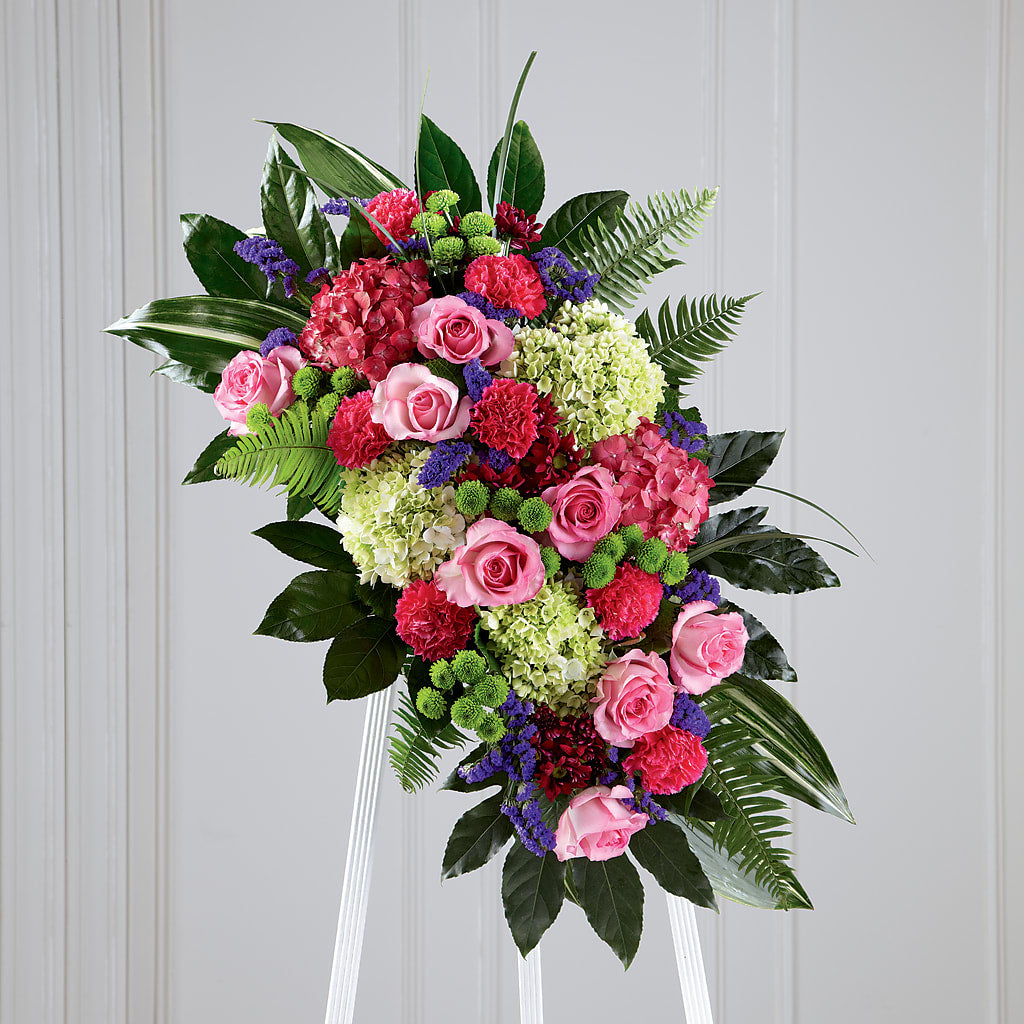 Refreshing Mix Standing Spray – Monarca Florist, Yonkers NY