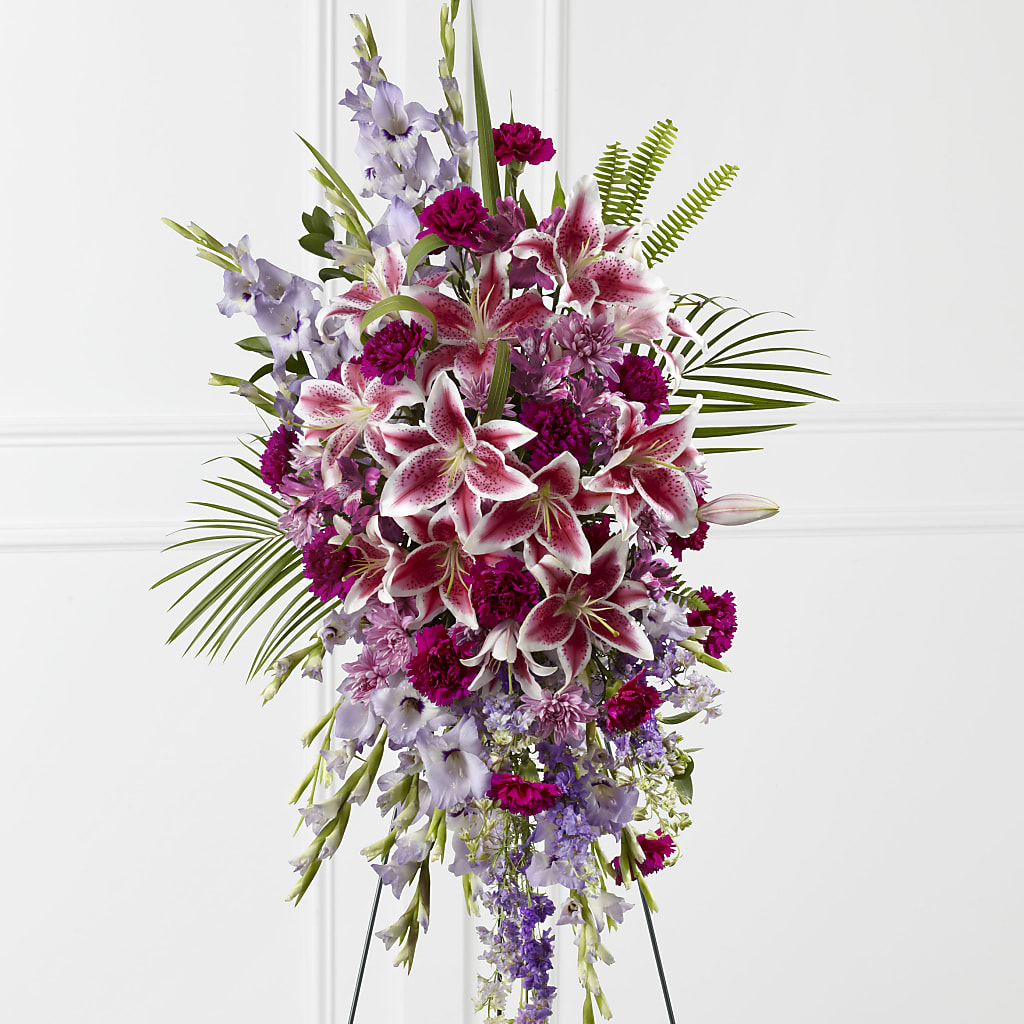 Tender Touch Standing Spray – Monarca Florist, Yonkers NY