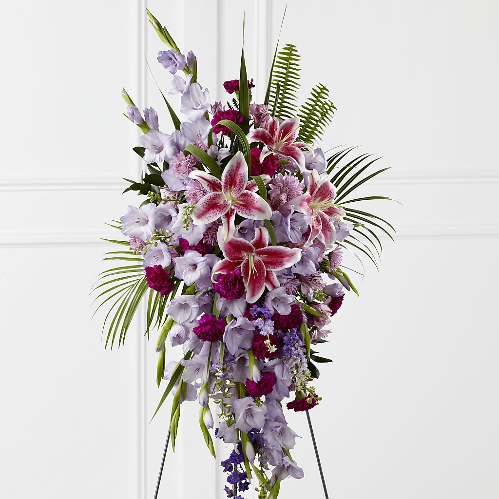 Tender Touch Standing Spray – Monarca Florist, Yonkers NY