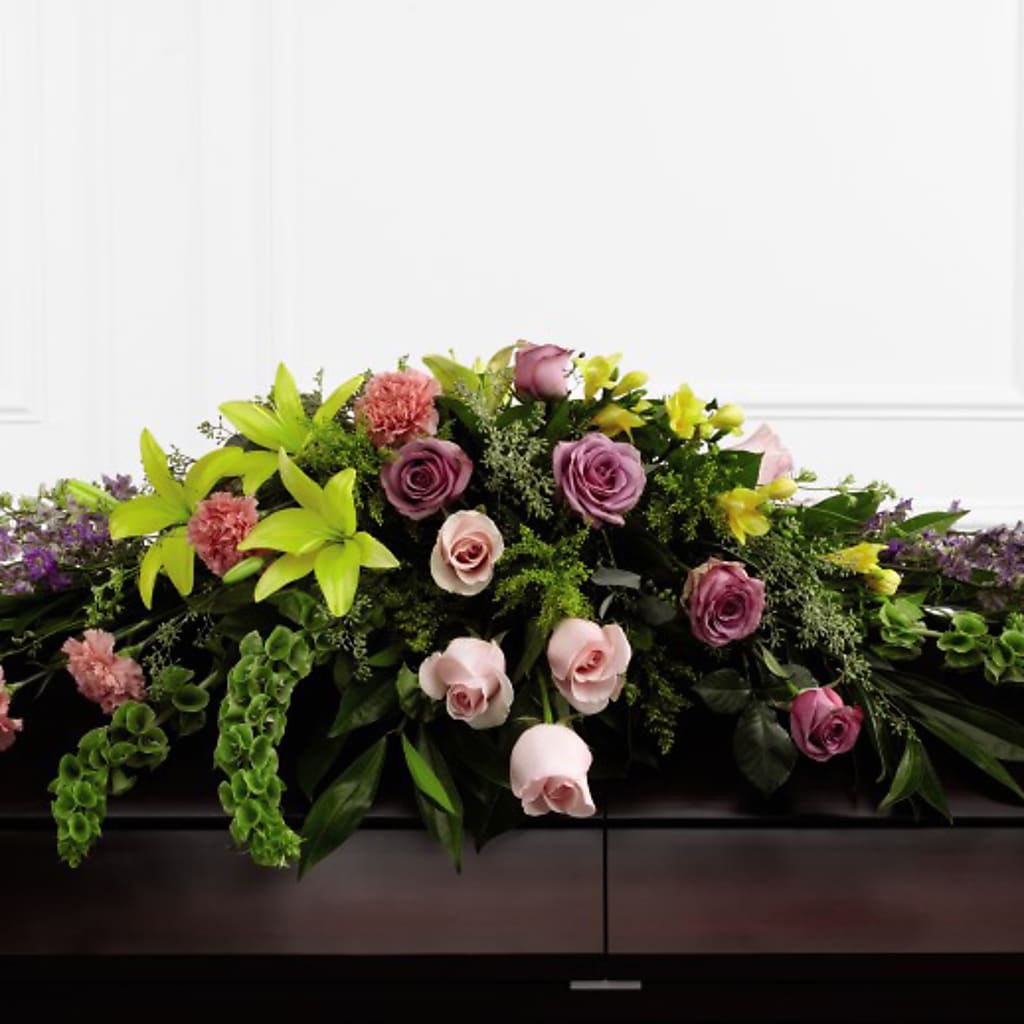 Forever Beloved Casket Spray – Monarca Florist, Yonkers NY