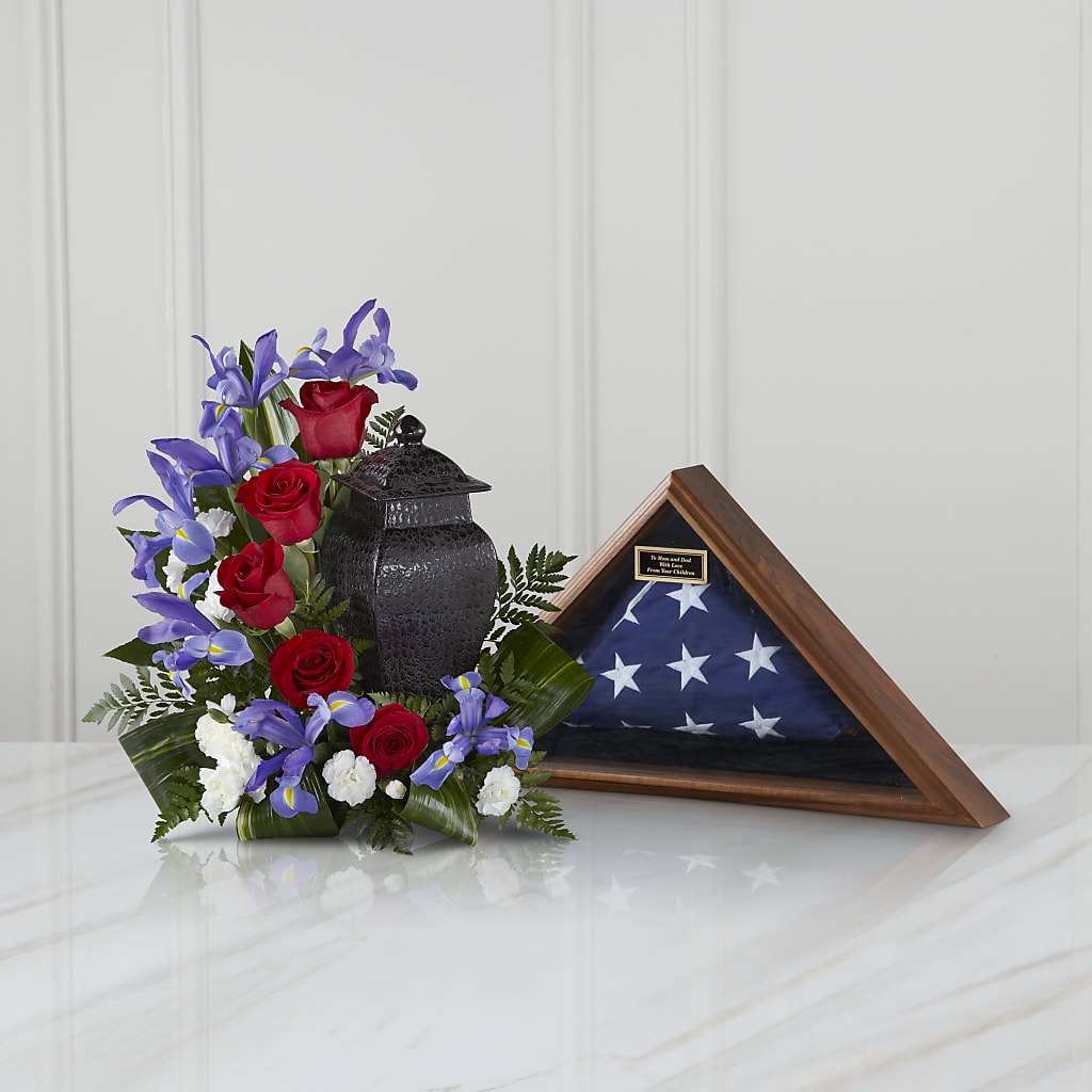 Patriotic Tribute Arrangement – Monarca Florist, Yonkers NY
