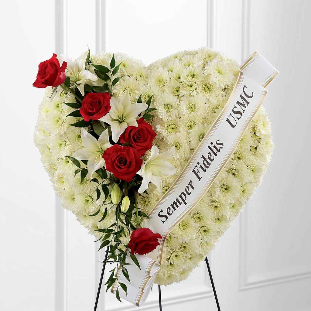 Heartfelt Hero Standing Heart – Monarca Florist, Yonkers NY