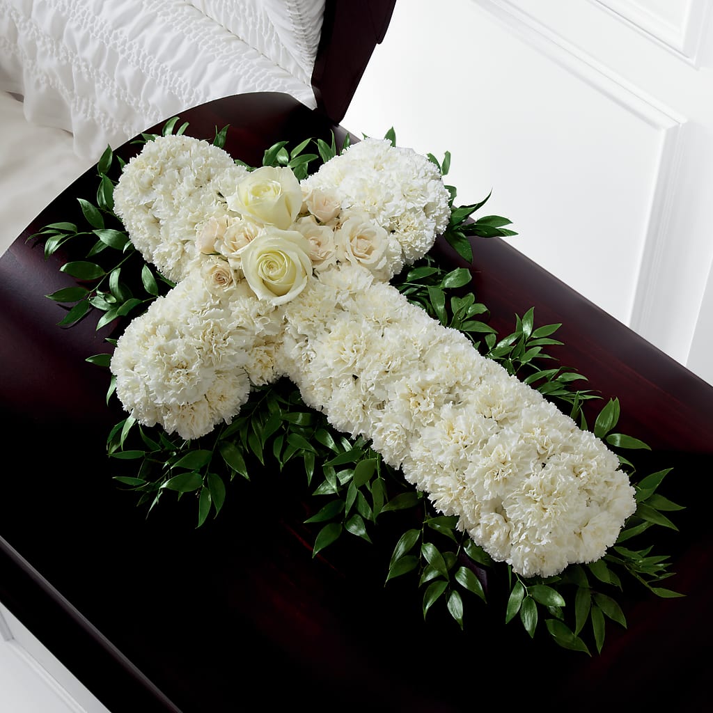 Peaceful Memories Casket Spray (Standard) – Monarca Florist, Yonkers NY