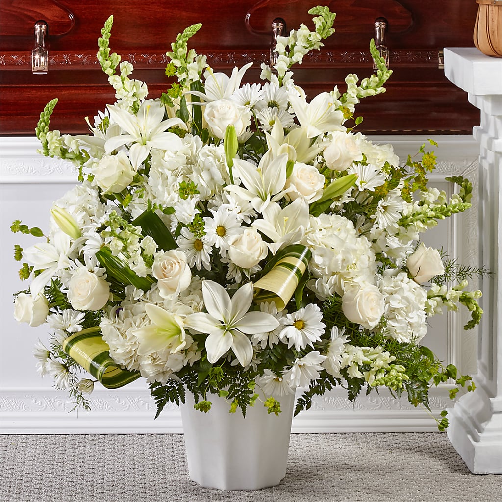 Thoughts of Tranquility Floor Basket – Monarca Florist, Yonkers NY
