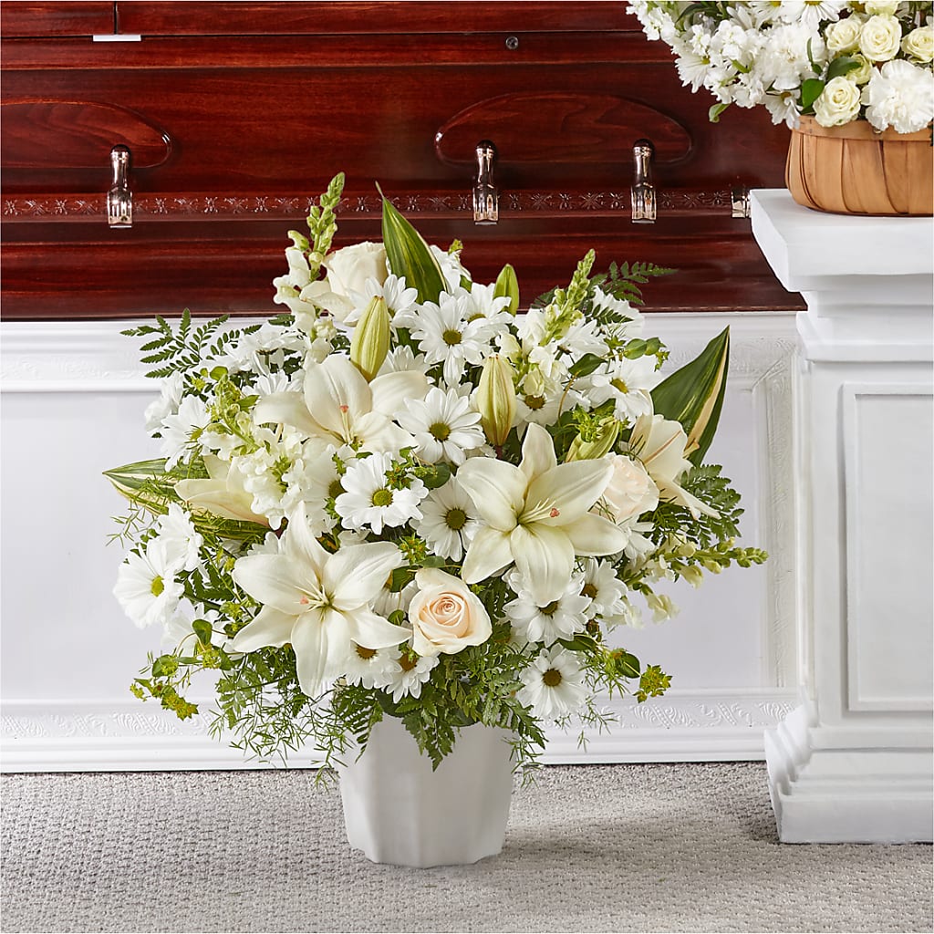 Thoughts of Tranquility Floor Basket – Monarca Florist, Yonkers NY