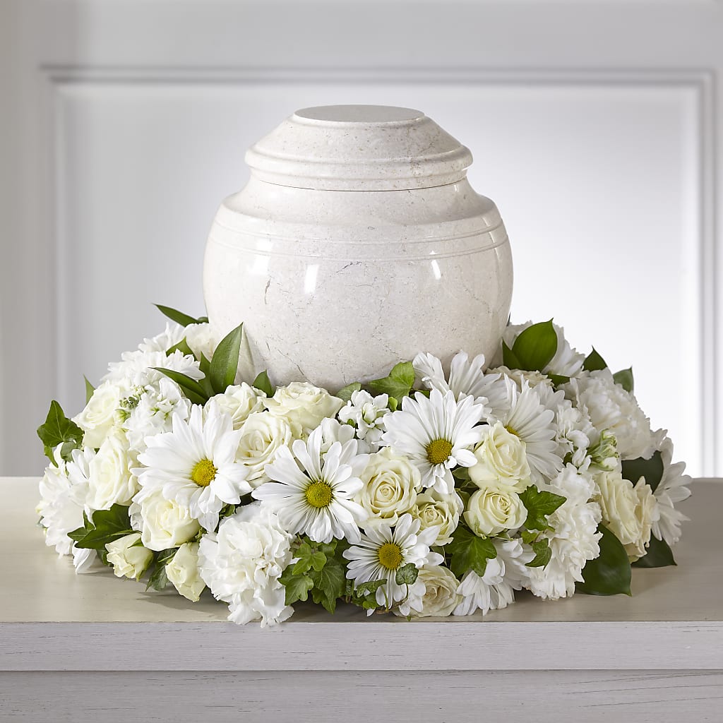 Ivory Gardens Cremation Adornment – Monarca Florist, Yonkers NY