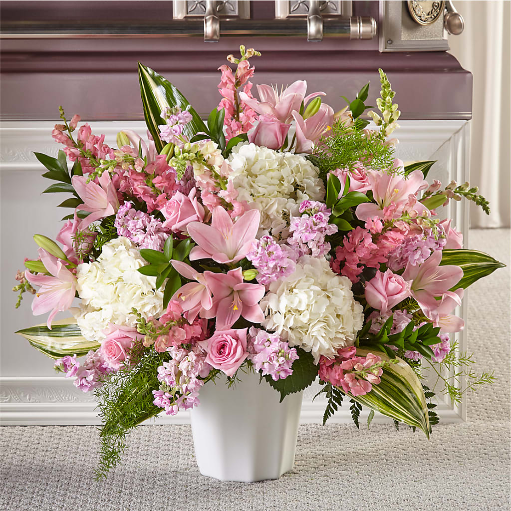 Simply Serene Floor Basket – Monarca Florist, Yonkers NY