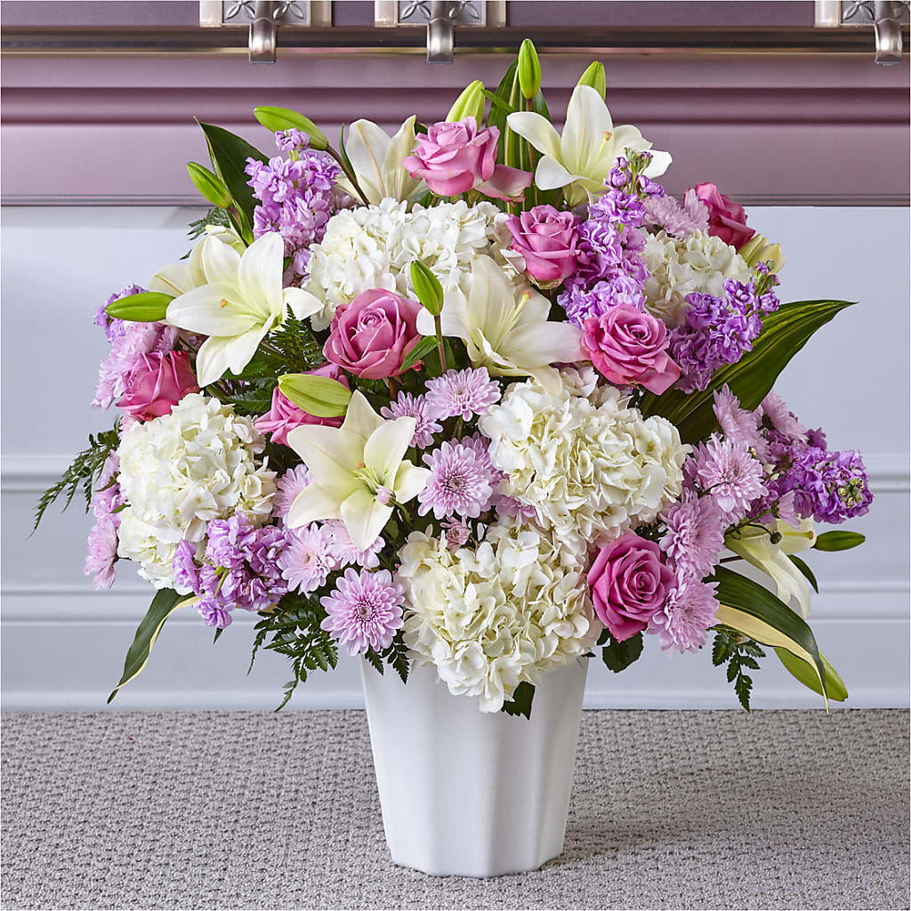 Heaven Sent Floor Basket – Monarca Florist, Yonkers NY
