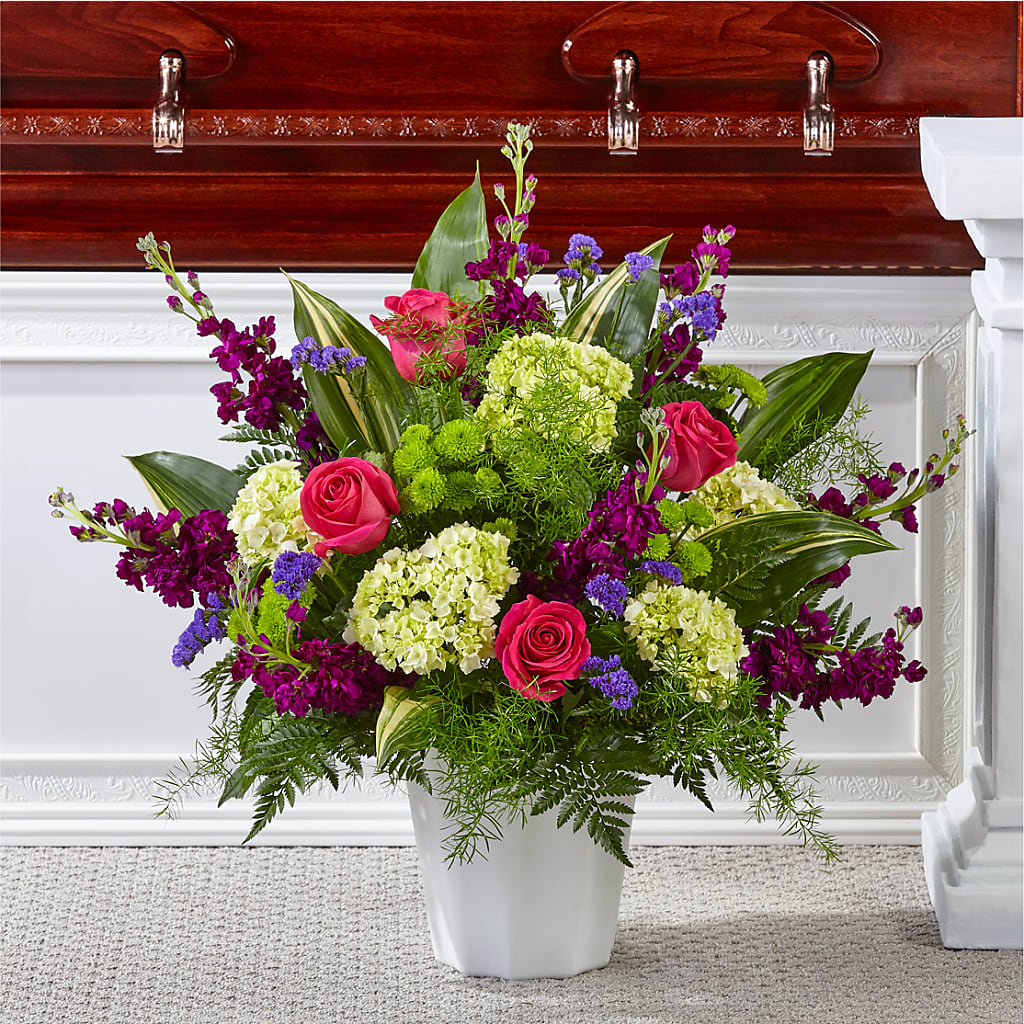 Beautiful Horizons Floor Basket – Monarca Florist, Yonkers NY