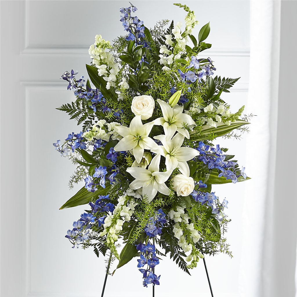 Faithful Friend Standing Spray – Monarca Florist, Yonkers NY