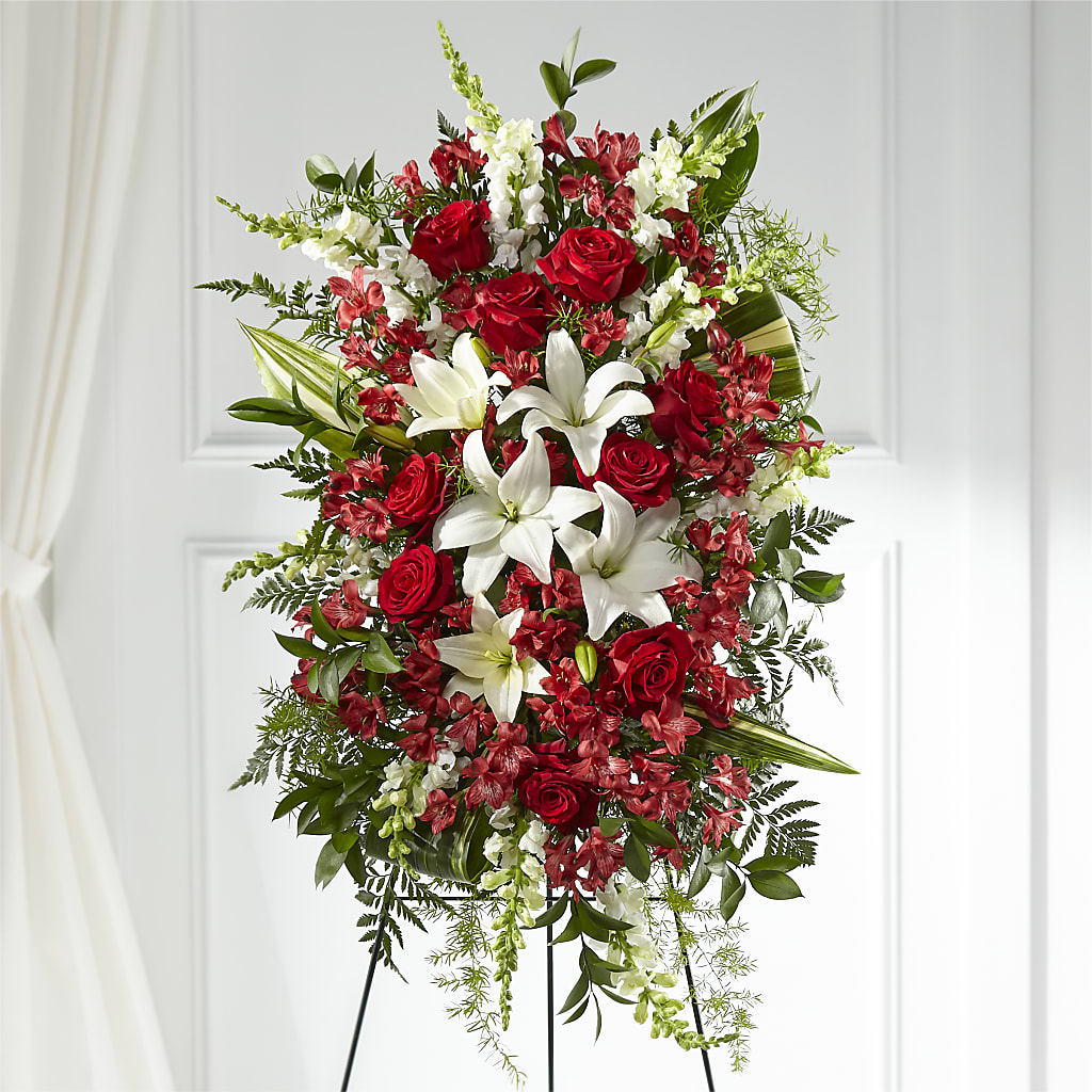 Everlasting Memory Standing Spray – Monarca Florist, Yonkers NY