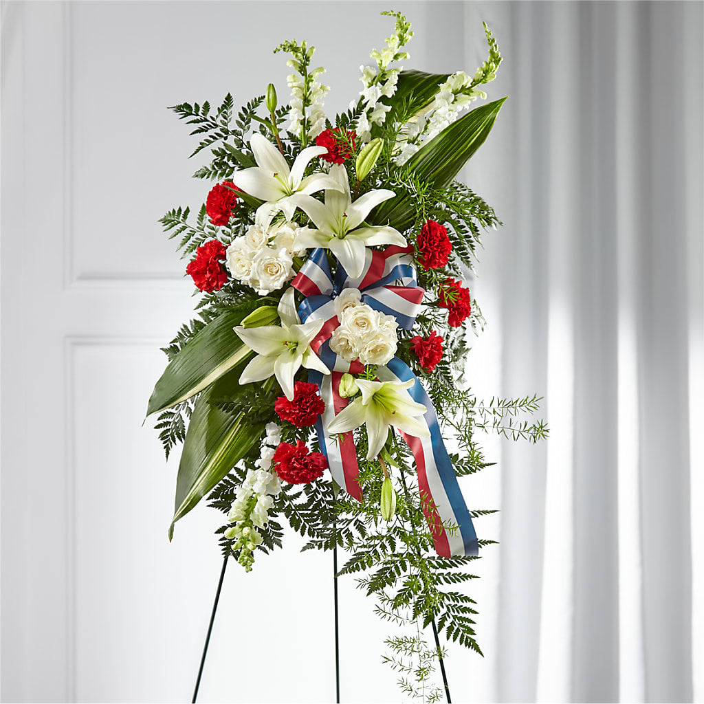 Stars of Life Standing Spray – Monarca Florist, Yonkers NY