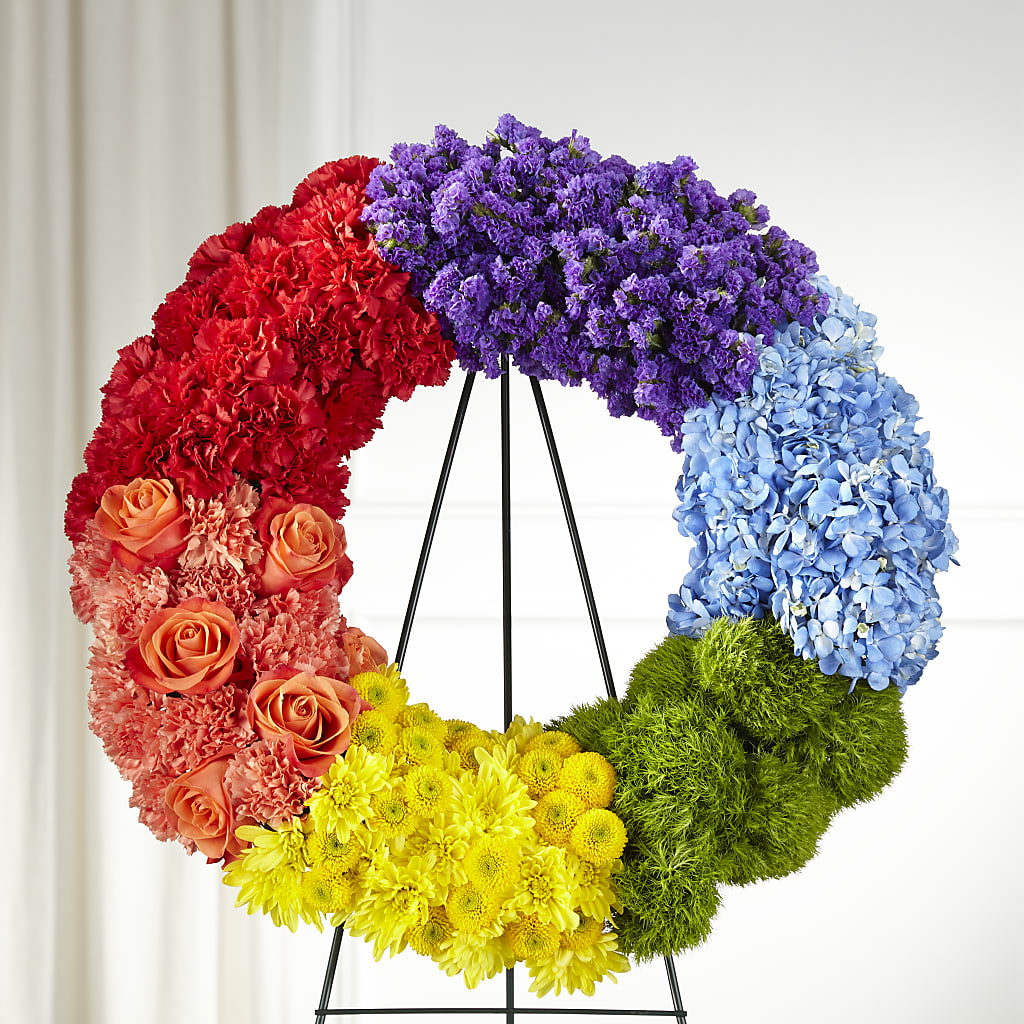 Circle of Love Wreath – Monarca Florist, Yonkers NY