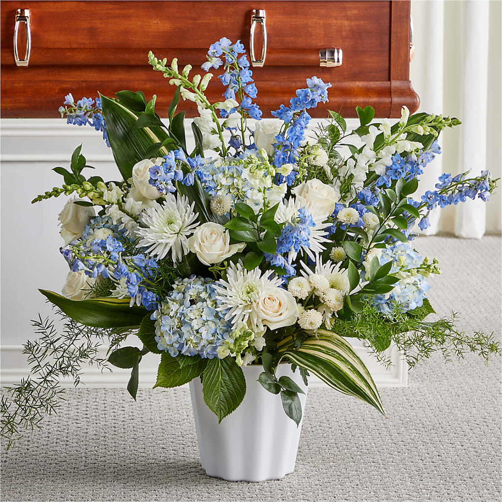 Everlasting Memories Floor Basket – Monarca Florist, Yonkers NY