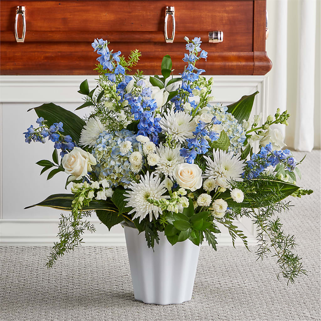 Everlasting Memories Floor Basket – Monarca Florist, Yonkers NY