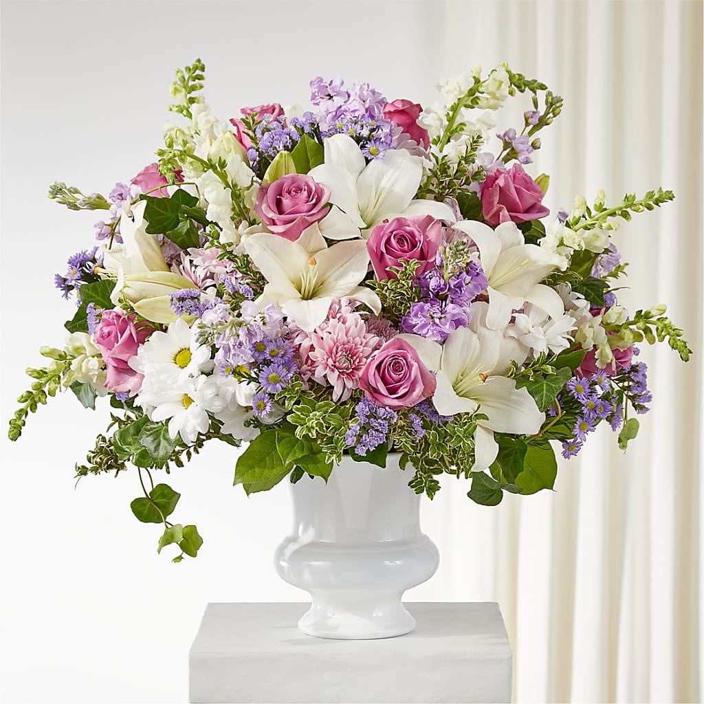 Remarkable Life Urn Arrangement – Monarca Florist, Yonkers NY