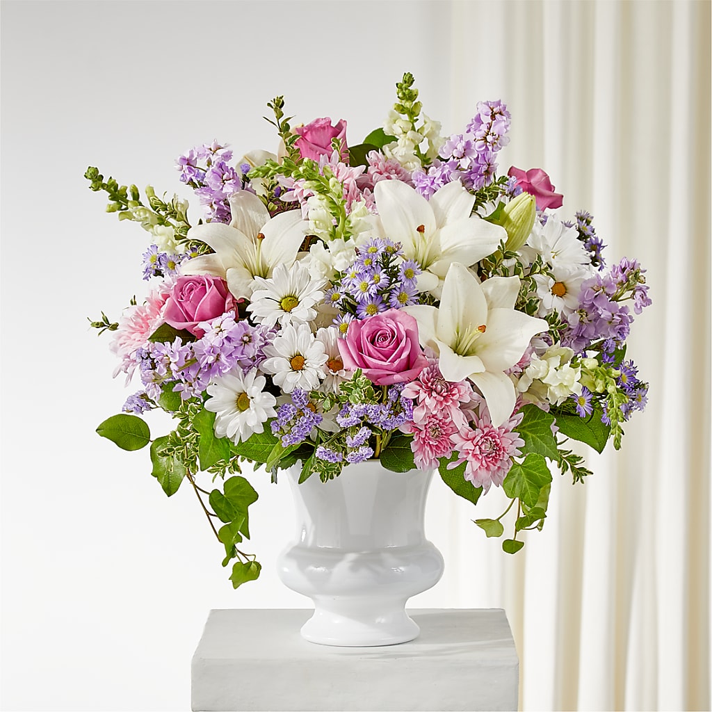 Remarkable Life Urn Arrangement – Monarca Florist, Yonkers NY