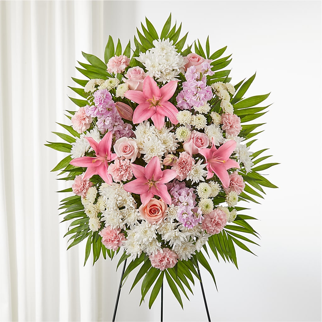 Offering Solace Standing Spray – Monarca Florist, Yonkers NY