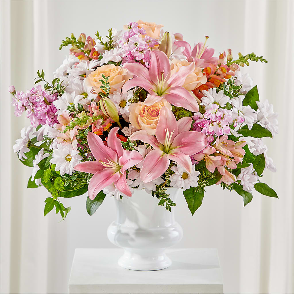Heartfelt Gesture Urn Arrangement – Monarca Florist, Yonkers NY