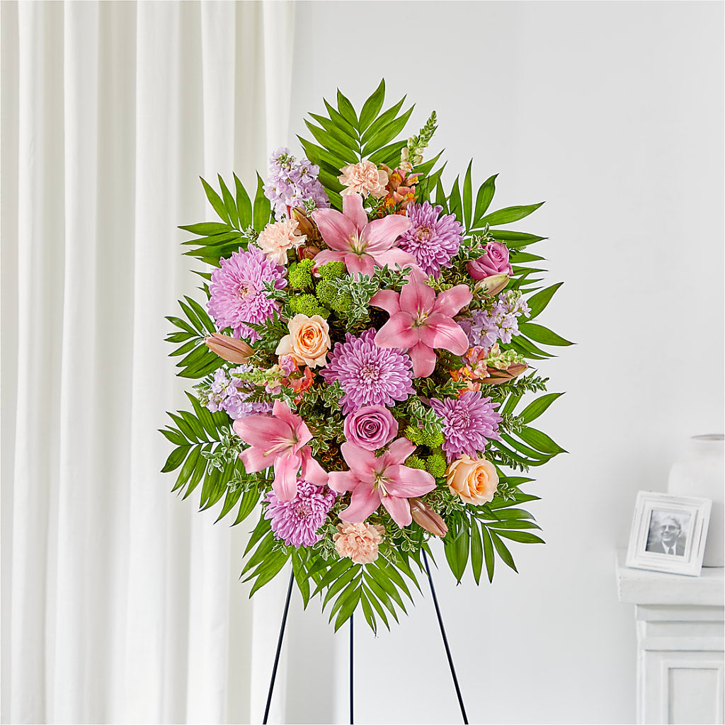 Love & Light Standing Spray – Monarca Florist, Yonkers NY