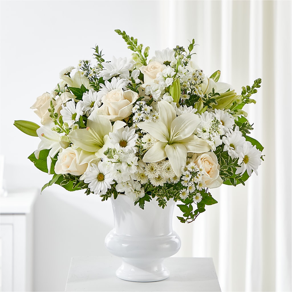 Uplifting Urn Arrangement – Monarca Florist, Yonkers NY