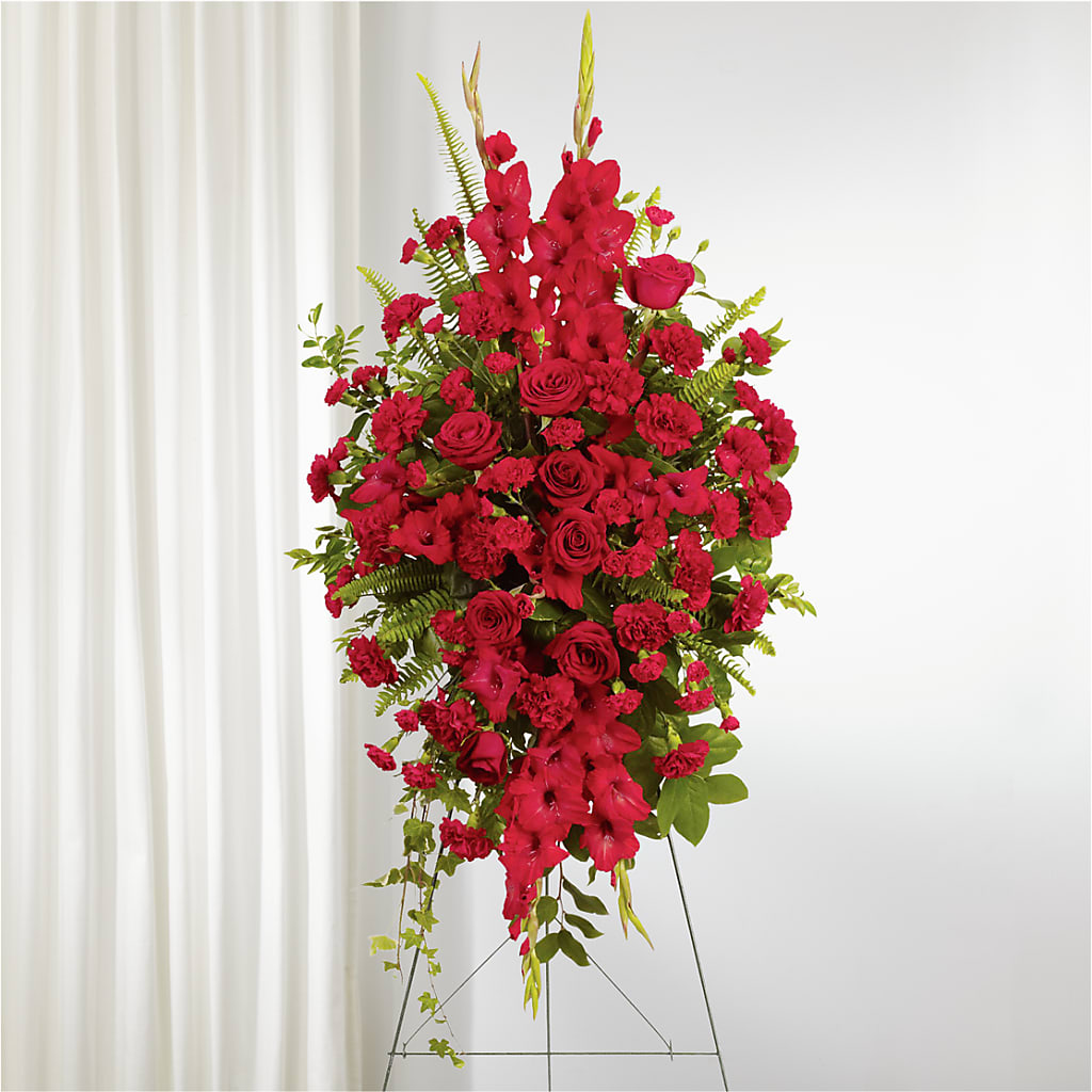 From the Heart Standing Spray – Monarca Florist, Yonkers NY