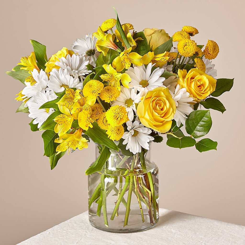 Sunny Sentiments Bouquet – Monarca Florist, Yonkers NY