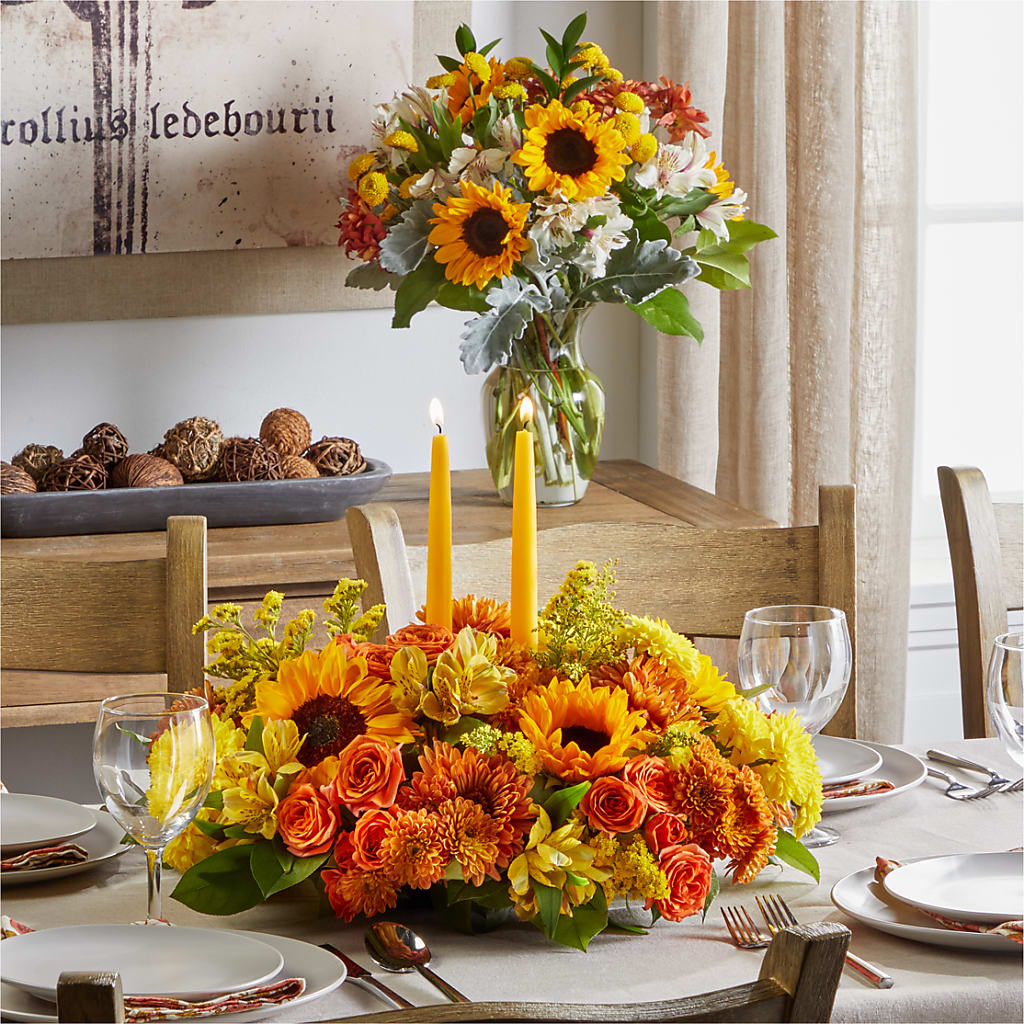Golden Gathering Bundle – Monarca Florist, Yonkers NY