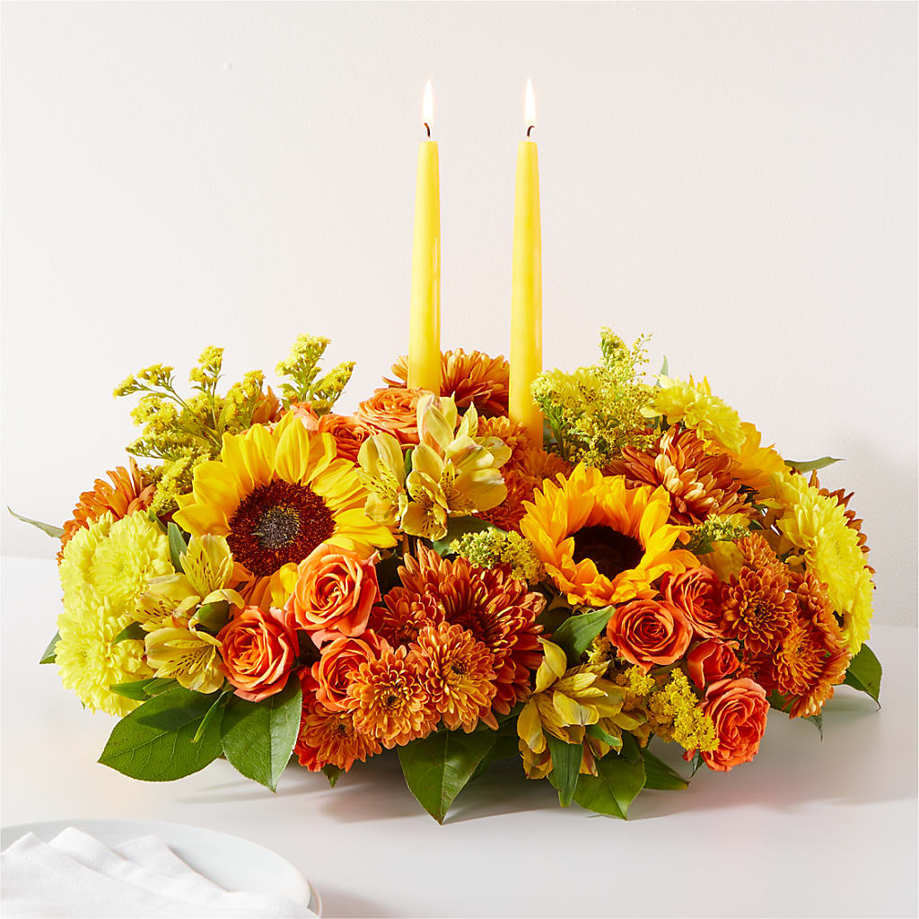 Autumn Harmony Centerpiece – Monarca Florist, Yonkers NY