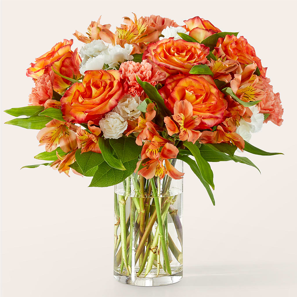 Apricot Glow Bouquet – Monarca Florist, Yonkers NY