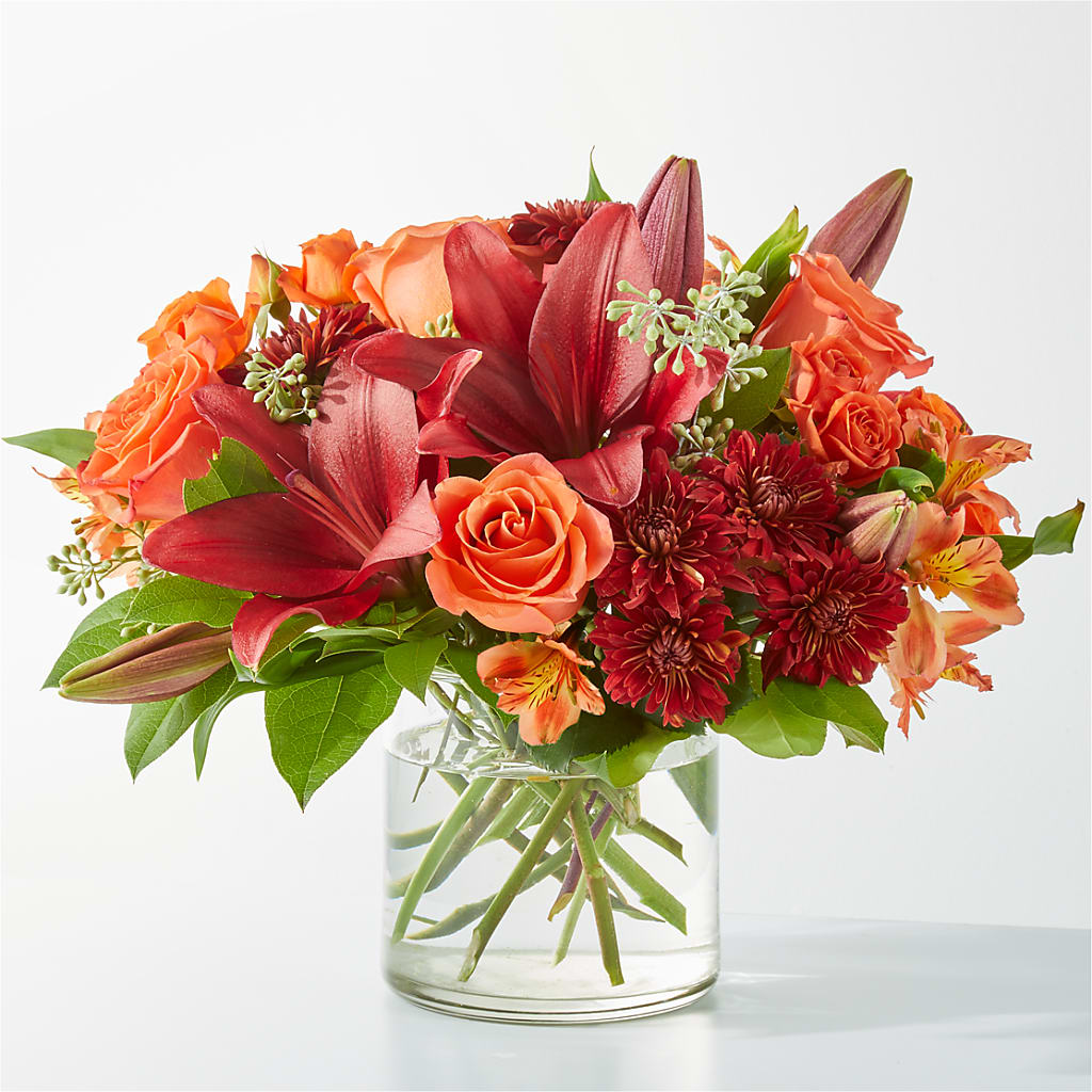 Crimson Leaves Bouquet – Monarca Florist, Yonkers NY