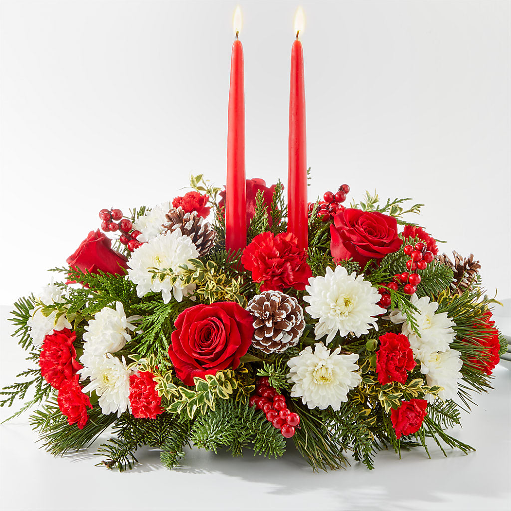 Holiday Soiree Centerpiece – Monarca Florist, Yonkers NY