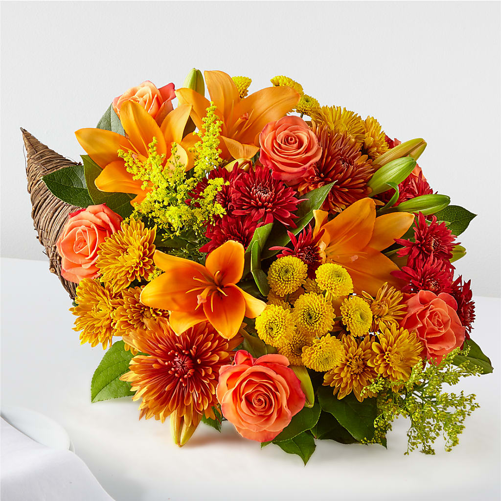 Feast of Color Cornucopia – Monarca Florist, Yonkers NY