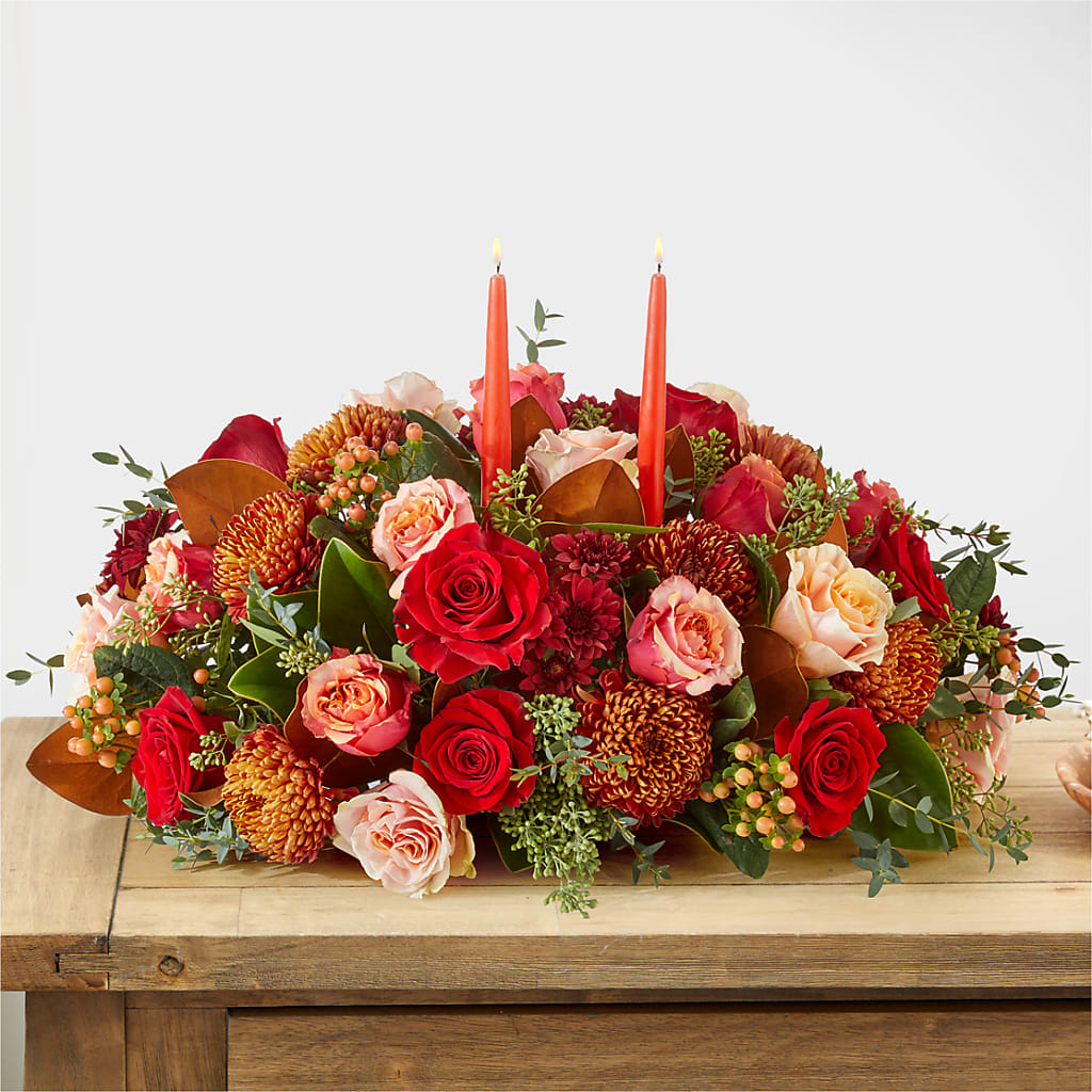Gather Near Centerpiece – Monarca Florist, Yonkers NY