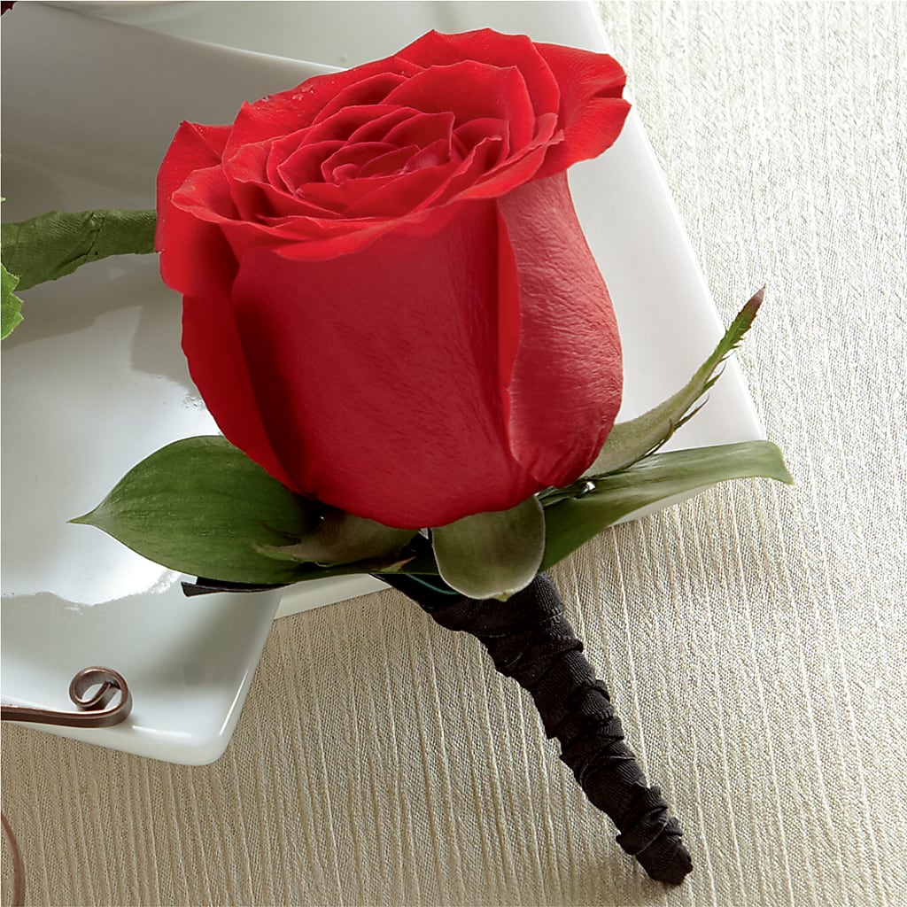 Red Rose Boutonniere – Monarca Florist, Yonkers NY