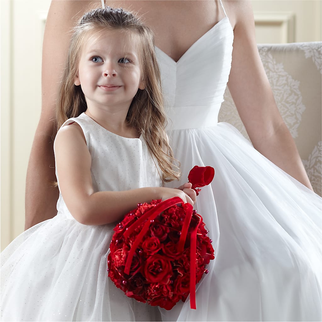 Pure at Heart Flower Girl Arrangement – Monarca Florist, Yonkers NY