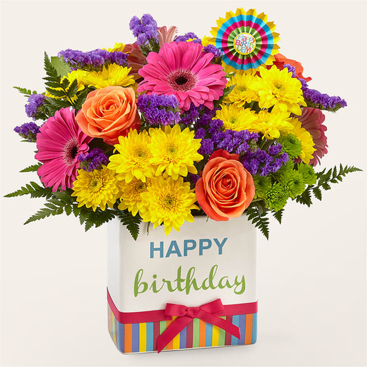 Birthday Brights Bouquet –  Monarca Florist, Yonkers NY